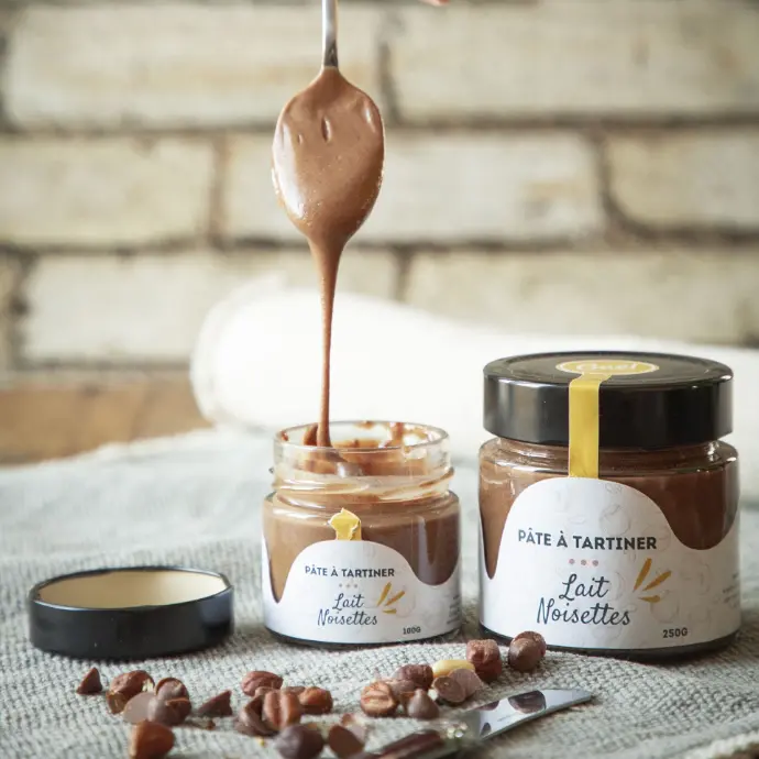PÂTE À TARTINER - LAIT NOISETTES  (100Gr)