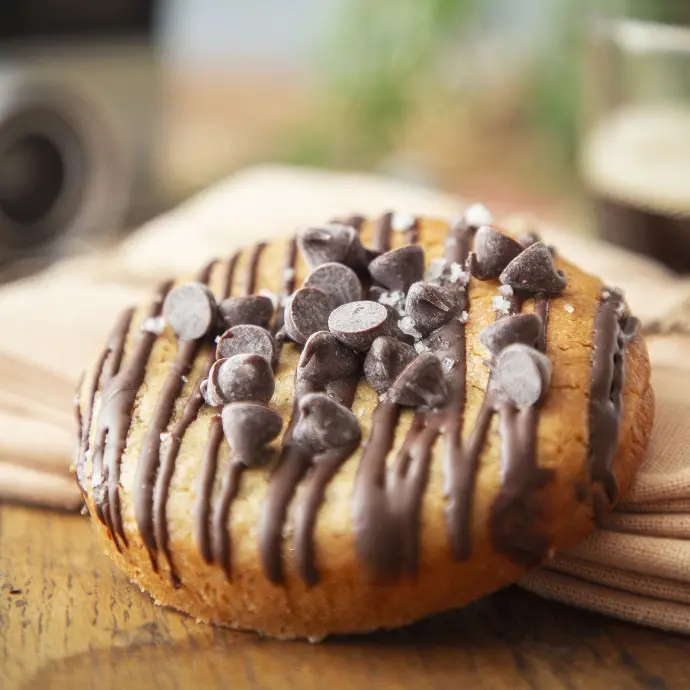 Cookie Chocolat Noir 72% - Fleur de Sel (110Gr)