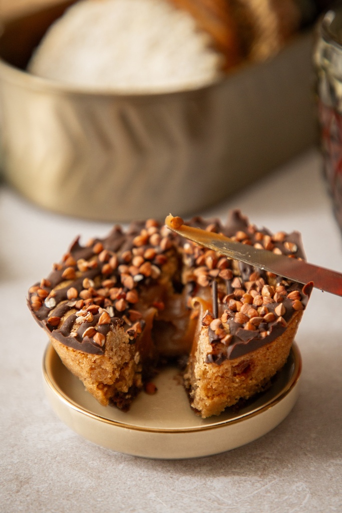 Brookie Caramel Sarrasin - Choc Noir 72%